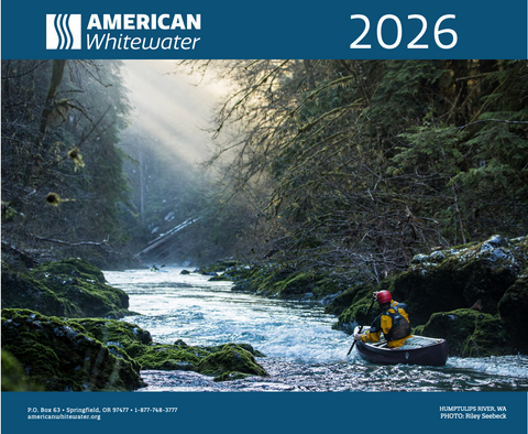 2026 American Whitewater Calendar